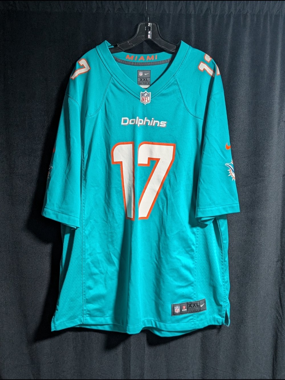 NFL Miami Dolphins Teal #17 Men's Football Jersey